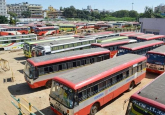 Cong-led K'taka govt all set to launch free bus travel scheme Cong-led K'taka govt all set to launch free bus travel scheme