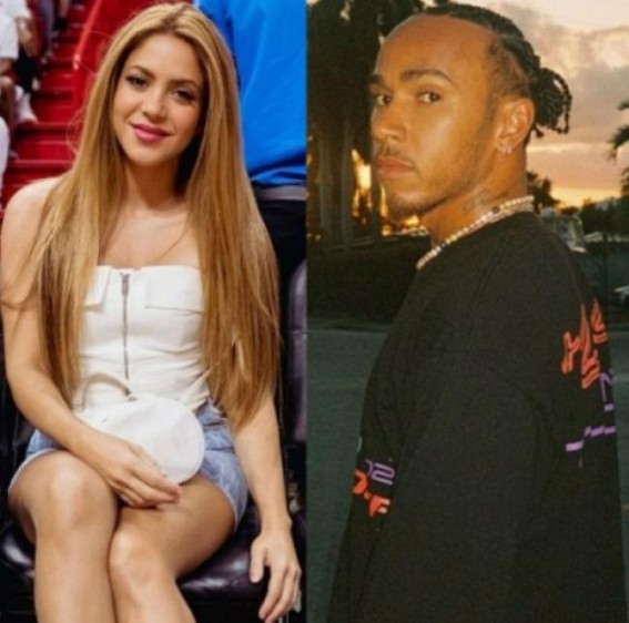 Shakira drops new hint of dating F1 racer Lewis Hamilton amid romance rumours Shakira drops new hint of dating F1 racer Lewis Hamilton amid romance rumours