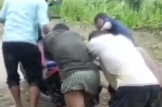 Double Engine Failed : Pathetic Roadway Conditions across Tripura Double Engine Failed : Pathetic Roadway Conditions across Tripura