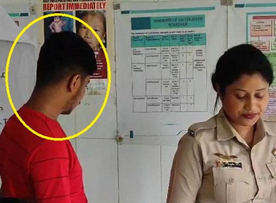Youth arrested from Bishalgarh Bypass Road in attempt to Rape a minor School Girl Youth arrested from Bishalgarh Bypass Road in attempt to Rape a minor School Girl