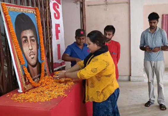 SFI observed Martyrs Day of Kanu Dey, a Class-VIII student in died during Protest against Black-marketing of Books SFI observed Martyrs Day of Kanu Dey, a Class-VIII student in died during Protest against Black-marketing of Books