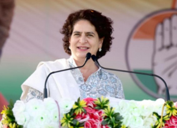 Congress to implement Griha Lakshmi Yojana in Chhattisgarh too if voted to power again: Priyanka Gandhi Congress to implement Griha Lakshmi Yojana in Chhattisgarh too if voted to power again: Priyanka Gandhi