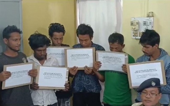 ‘Curbed Theft Incidents’, says Police after Arresting Thieves Gangs in Agartala : 6 arrested in connection to theft-chains 