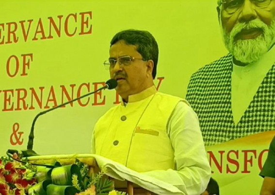 Tripura will develop in Gujarat Model with ‘Good Governance’: CM Manik Saha Tripura will develop in Gujarat Model with ‘Good Governance’: CM Manik Saha