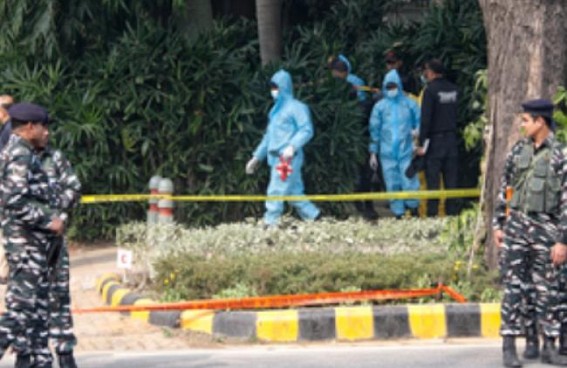 Israel Embassy security scare: Forensic team finds over two-dozen pellets indicating low intensity blast Israel Embassy security scare: Forensic team finds over two-dozen pellets indicating low intensity blast