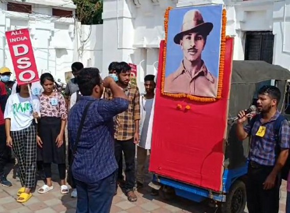AIDSO observed 117th Birth Anniversary of Bhagat Singh
