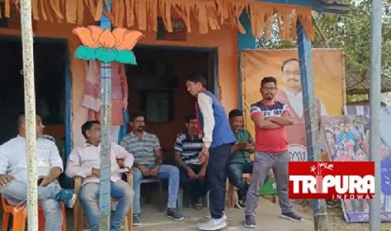 Respecting Rivals a part of Mutual Political Respect : Left Front Candidate’s Courtesy puts BJP workers in Volatile situation in Birchandra Manu Respecting Rivals a part of Mutual Political Respect : Left Front Candidate’s Courtesy puts BJP workers in Volatile situation in Birchandra Manu