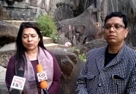 Unakoti’s religious decorations prove that ‘Janajatis’ are parts of Bharat-Bhumi : BJP Central Minister Meenakshi Lekhi Unakoti’s religious decorations prove that ‘Janajatis’ are parts of Bharat-Bhumi : BJP Central Minister Meenakshi Lekhi