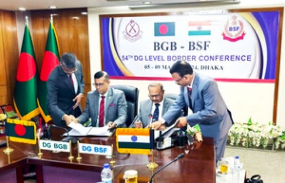 India, Bangladesh border officials agree to settle issues 'amicably' India, Bangladesh border officials agree to settle issues 'amicably'
