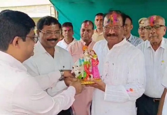 Holi festival celebrated in Raj Bhawan Holi festival celebrated in Raj Bhawan