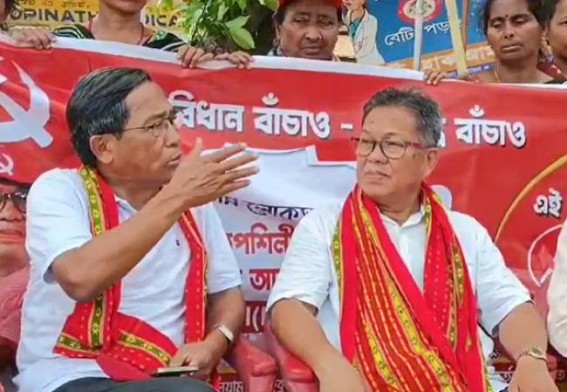 Lok Sabha Poll : I.N.D.I.A. held a rally in Teliamura Lok Sabha Poll : I.N.D.I.A. held a rally in Teliamura