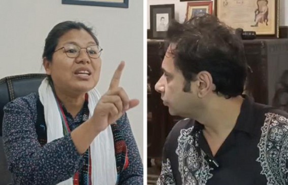 ‘BJP has given chance to Pradyot to correct himself but how dare he attacks me personally ?’ asked Tripura BJP Vice President Patal Kanya Jamatia ‘BJP has given chance to Pradyot to correct himself but how dare he attacks me personally ?’ asked Tripura BJP Vice President Patal Kanya Jamatia