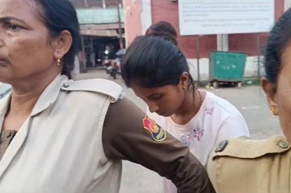 23 years girl arrested in Bharat Ratna Club Secretary Vicky murder case 23 years girl arrested in Bharat Ratna Club Secretary Vicky murder case