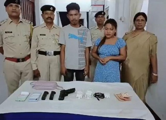 Two Youths arrested at Agartala Railway Station with Pistol and Cartridges Two Youths arrested at Agartala Railway Station with Pistol and Cartridges