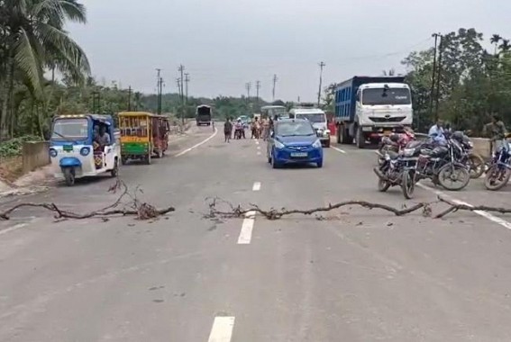 Seeking proper Drainage system, Public Blocked road in Kailashahar Seeking proper Drainage system, Public Blocked road in Kailashahar