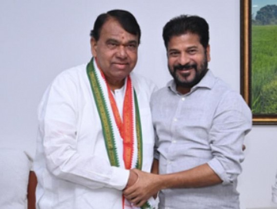 Jolt to BRS as ex-Speaker Srinivas Reddy joins Congress Jolt to BRS as ex-Speaker Srinivas Reddy joins Congress