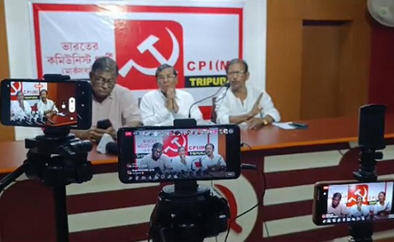 CPI-M Fears ‘Attack’ during Panchayat Election ; demands opening for online nomination submission CPI-M Fears ‘Attack’ during Panchayat Election ; demands opening for online nomination submission
