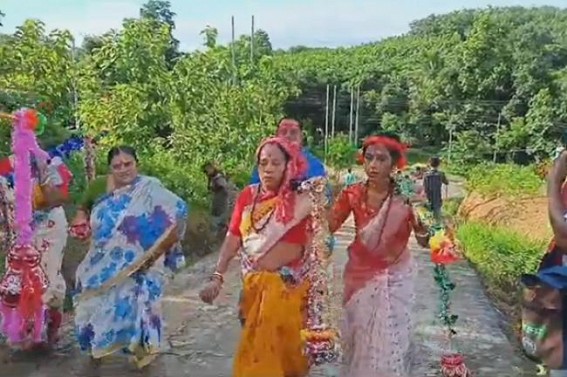 Devotees Offered prayers to Lord Shiva in Sabroom Devotees Offered prayers to Lord Shiva in Sabroom