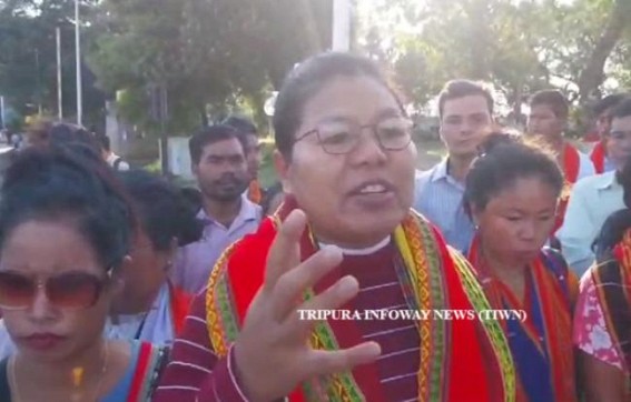 Patal Kanya Explosive after meeting BJP High Command in Delhi : Accused Tripura BJP of nominating candidate with ‘FAKE’ ST-Certificate for East Tripura MP seat Patal Kanya Explosive after meeting BJP High Command in Delhi : Accused Tripura BJP of nominating candidate with ‘FAKE’ ST-Certificate for East Tripura MP seat