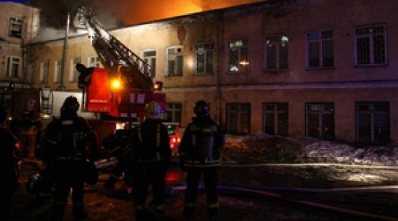 5 dead in dormitory fire in Moscow 5 dead in dormitory fire in Moscow