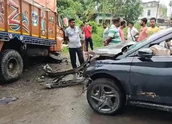 Two injured in a Road Accident Two injured in a Road Accident