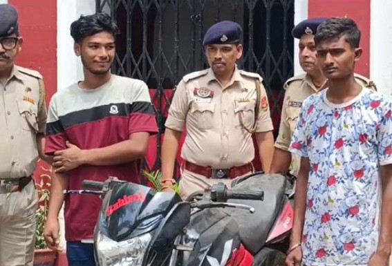 Two Bike Thieves Arrested ; One of them is a Bangladeshi Two Bike Thieves Arrested ; One of them is a Bangladeshi
