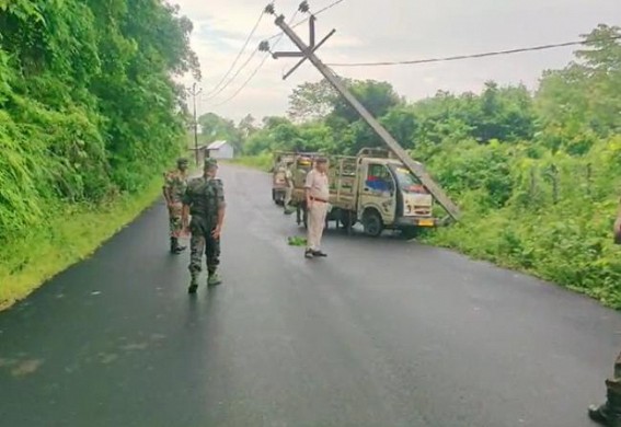 Reckless Driver caused power-cut in whole area in Takarjala Reckless Driver caused power-cut in whole area in Takarjala