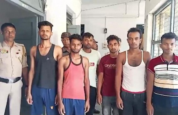6 Bangladeshi citizens Arrested from Agartala Airport 6 Bangladeshi citizens Arrested from Agartala Airport