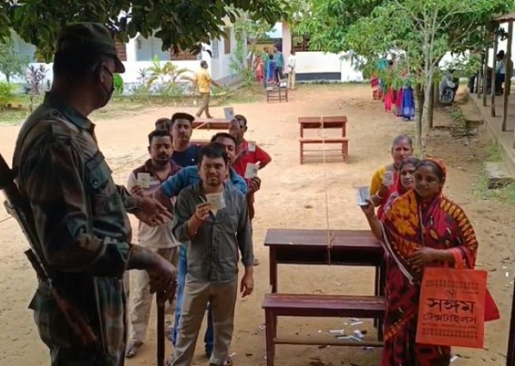 Tripura Panchayat Polls held in 29% seats Tripura Panchayat Polls held in 29% seats