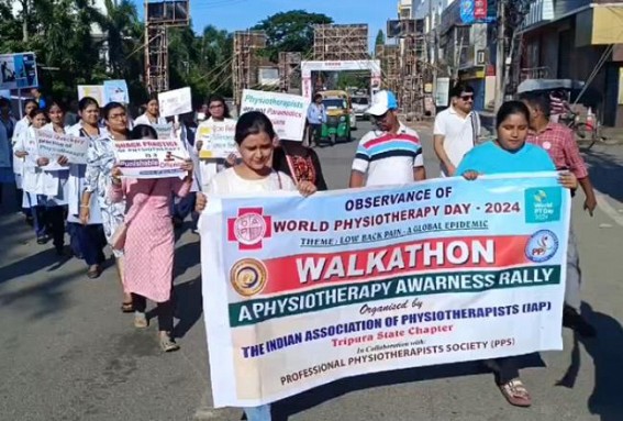World Physiotherapy Day observed by the Indian Association of Physiotherapists in Tripura World Physiotherapy Day observed by the Indian Association of Physiotherapists in Tripura