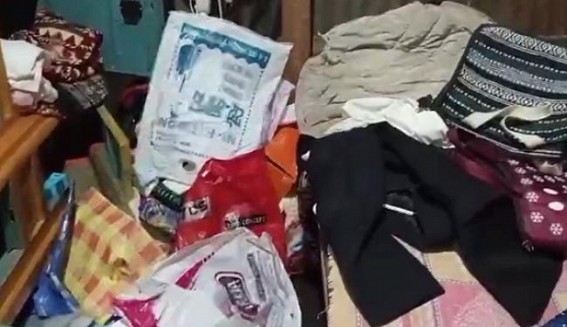 House looted by thieves in Teliamura House looted by thieves in Teliamura