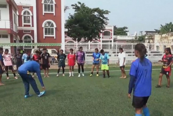 Tripura prepares Women Football Team for national meet Tripura prepares Women Football Team for national meet