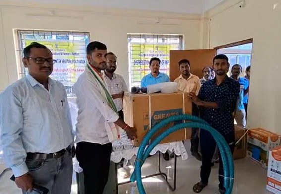 Agricultural aids distributed among Farmers in Sabroom Agricultural aids distributed among Farmers in Sabroom