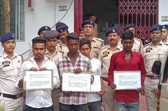 Thieves looted house to government property amid Flood ; 4 Arrested Thieves looted house to government property amid Flood ; 4 Arrested