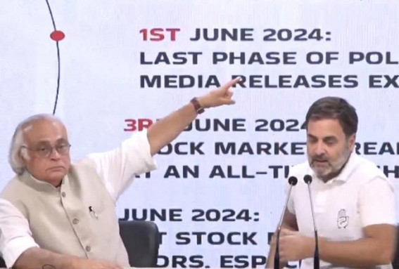 Congress accused BJP Govt of involving in ‘Biggest Stock Market Scam’ using Election Period and Exit Polls Congress accused BJP Govt of involving in ‘Biggest Stock Market Scam’ using Election Period and Exit Polls