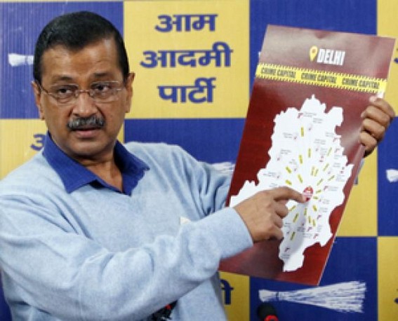 Kejriwal attacks Centre for crime spurt in Delhi Kejriwal attacks Centre for crime spurt in Delhi