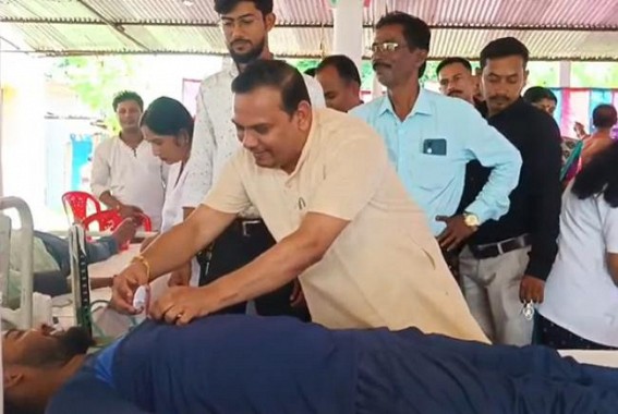 Blood Donation Camp Organized at Bairagi Bazar Ramthakur Seba Mandir Blood Donation Camp Organized at Bairagi Bazar Ramthakur Seba Mandir