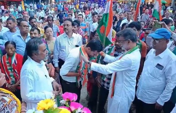 Congress's Massive Public Rally and Membership Drive in Tripura Congress's Massive Public Rally and Membership Drive in Tripura