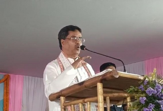 ‘Can’t you see the development in Tripura, when the flight is landing in the Evening’ ? : Tripura CM targets Oppositions and received Claps from the audience ‘Can’t you see the development in Tripura, when the flight is landing in the Evening’ ? : Tripura CM targets Oppositions and received Claps from the audience
