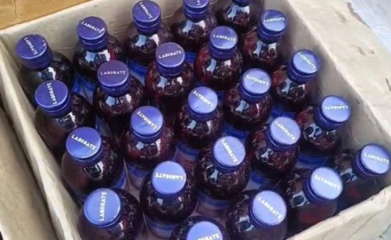Police seized 1350 Cough Syrups in Khayerpur Police seized 1350 Cough Syrups in Khayerpur
