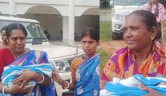 Parents sold their 18-day-old child allegedly in exchange for Rs. 1 Lakh in Hrishyamukh Parents sold their 18-day-old child allegedly in exchange for Rs. 1 Lakh in Hrishyamukh