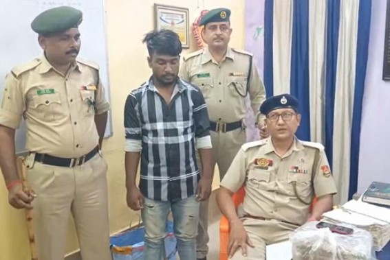 Tripura Police Nab Bangladeshi Youth with Cough Syrup Tripura Police Nab Bangladeshi Youth with Cough Syrup