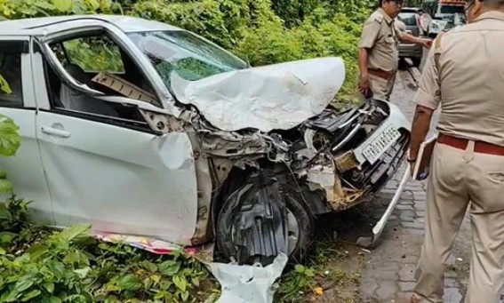 Bus-Maruti Collision in Sipahijala Bus-Maruti Collision in Sipahijala