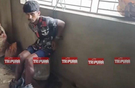 Thief Caught Red-Handed in Santirbazar, Police Investigation Underway Thief Caught Red-Handed in Santirbazar, Police Investigation Underway