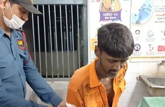 Thief Caught Red-Handed Stealing Solar Batteries from Melaghar Hospital Thief Caught Red-Handed Stealing Solar Batteries from Melaghar Hospital