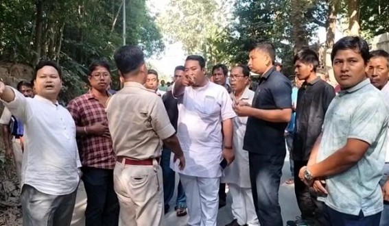 Many BJP activists Injured as Miscreants Attacked Vehicles on way to Takarjala Rally Many BJP activists Injured as Miscreants Attacked Vehicles on way to Takarjala Rally