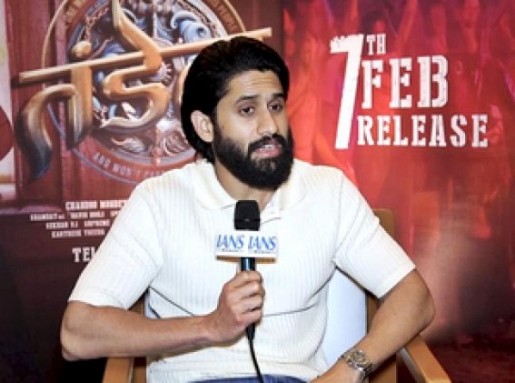 Naga Chaitanya shares how he got the dialect right for ‘Thandel’ Naga Chaitanya shares how he got the dialect right for ‘Thandel’