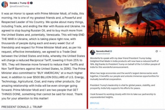 India-US Trade to Resume as Tariffs downed from 50% to 18% India-US Trade to Resume as Tariffs downed from 50% to 18%