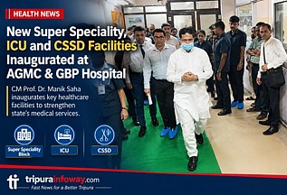 New Super Speciality, ICU and CSSD Facilities Inaugurated at AGMC & GBP Hospital