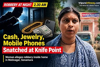 Knife-Point Robbery Reported in Matinagar; Gold Chain, Cash and Mobile Phone Allegedly Snatched